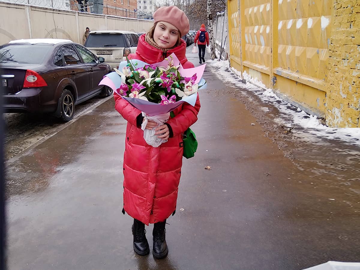 Букет в подарок Светику на юбилей!